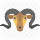 Mountain Goat Face Icon