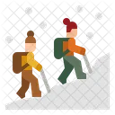 Mountain Hiking  Icon