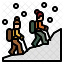 Mountain Hiking  Icon