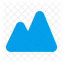 Mountain Altitude Landscape Icon