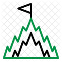 Mountain Flag Goal Icon