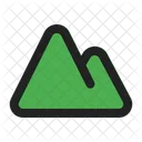 Mountain Landscape Altitude Icon