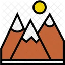 Mountain Nature Landscape Icon