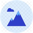 Mountain Streamline Kameleon Icon