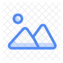 Mountain Nature Landscape Icon