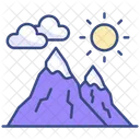 Mountain Nature Landscape Icon