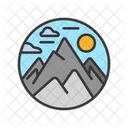 Mountain Peak Summit Icon