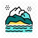 Mountain Landscape Color Icon