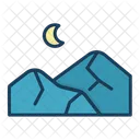 Mountain Revelation Moon Icon
