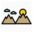 Mountain Landscape Mountains Hill Station Icon