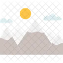 Mountain landscape  Icon