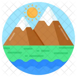 Mountain Landscape  Icon