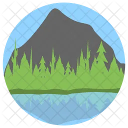 Mountain Landscape  Icon