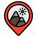 Mountain Location  Icon