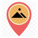 Mountain Placeholder Pin Pointer Gps Map Location Icon