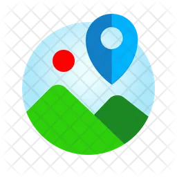 Mountain Location  Icon