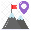 Mountain Location Route Icon