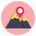 Mountain Location Mountain Map Mountain Gps Icon