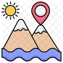 Mountain Outdoor Landscape Icon