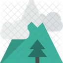 Mountain Nature Forest Icon