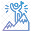Peak Summit Flag Icon