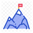 Mountain Flag Peak Icon