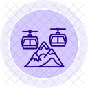 Mountain Resort Nature Icon