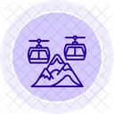 Mountain Resort Nature Icon