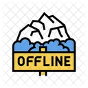 Mountain Road Block  Icon