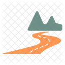 Mountain Road Road Car Icon