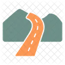 Mountain Road Road Car Icon