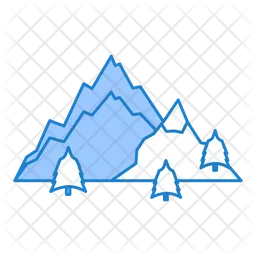 Mountain Scene  Icon