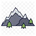 Mountain Scene  Icon