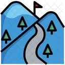 Mountain Slope Mountain Way Slope Symbol