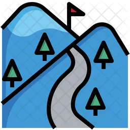 Mountain Slope  Icon