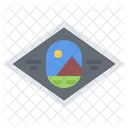 Mountain Stamp Icon