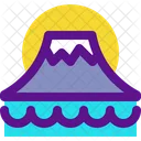 Mountain Volcano Mountain Icon