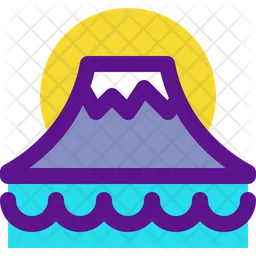 Mountain Volcano  Icon
