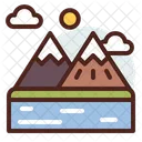 Mountains Mountain Field Icon