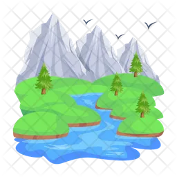 Mountains  Icon