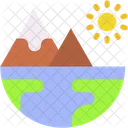 Mountains Forest Weather Icon