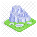 Mountains Glacier Scenery Icon