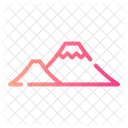 Mountains Nature Altitude Icon