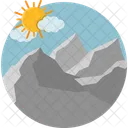 Nature Hiking Landscape Icon