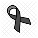 Mourning Ribbon Mortality Icon