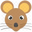 Brown Mouse Cute Icon