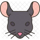 Mouse Rat Head Icône