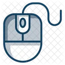 Mouse Eletronico Sem Fio Dispositivo De Entrada Clique Icon