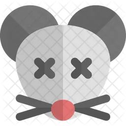 Mouse Death Emoji Icon