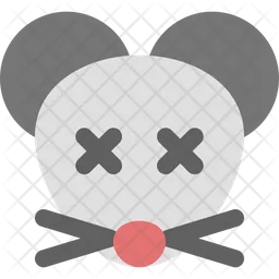 Mouse Death Emoji Icon